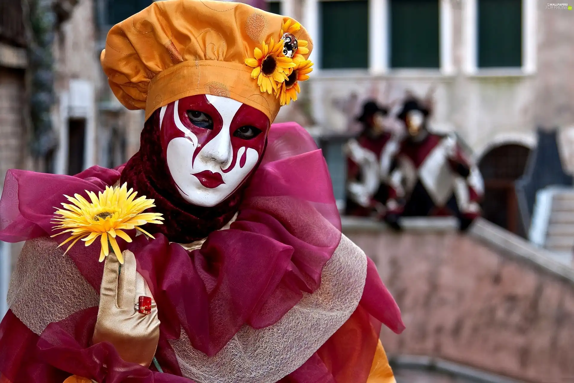 Mask, Women, carnival, Venice, costumes