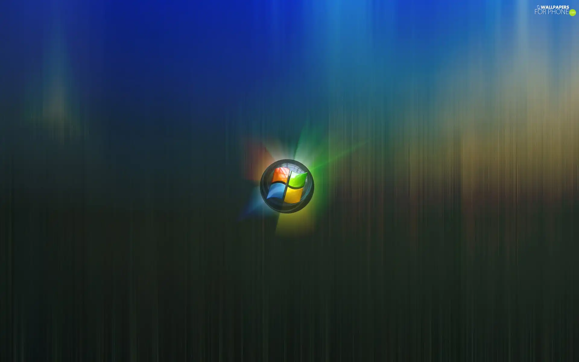 Vista, illuminated, logo