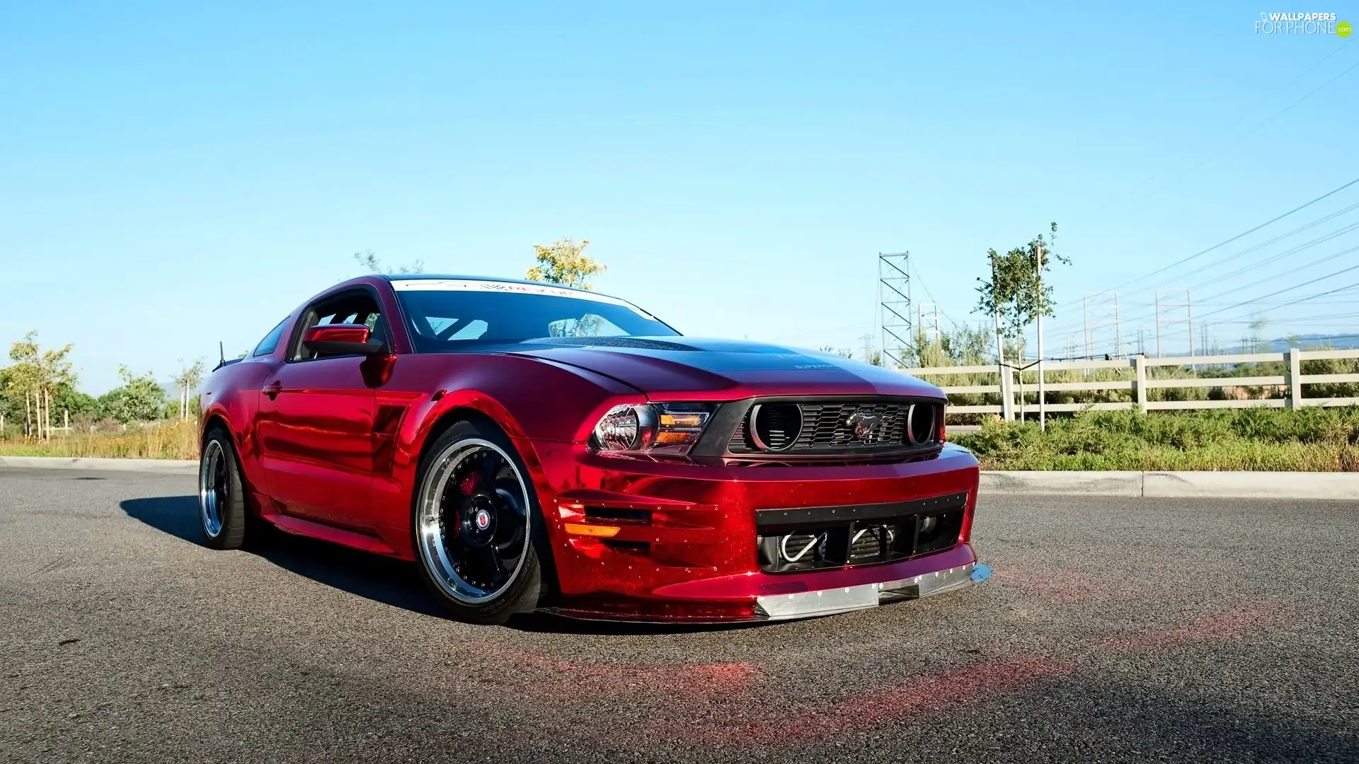 Way, Red, Mustang