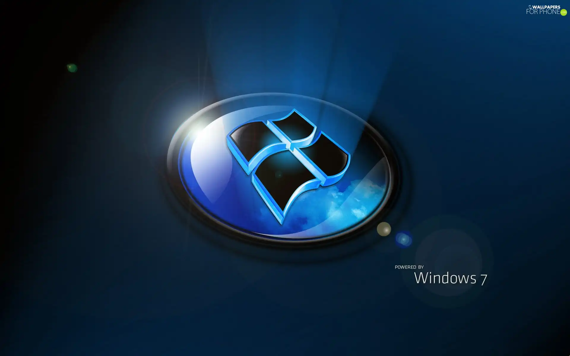roundel, logo, Windows 7