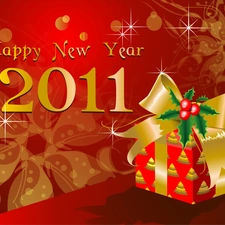 Happy, year, 2011, New