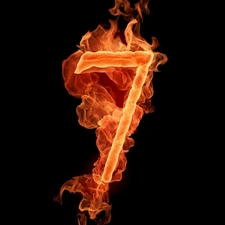 7, Fire, number