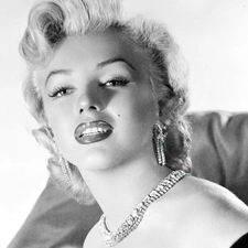 necklace, Marylin Monroe, actress