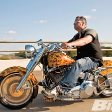 Harley Davidson Fat Boy, Airbrush