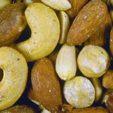 different, Cashews, almonds, nuts