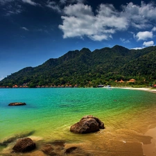 Andaman Sea, Langkawi, Mountains, Coast, Beaches, Malaysia