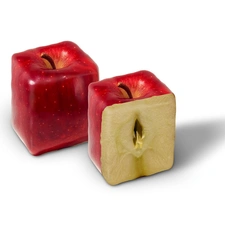 cubic, apples