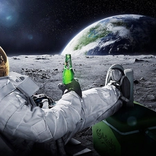 astronaut, Carlsberg, Universe