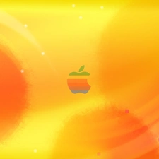 Apple, tinge, Background, Yellow
