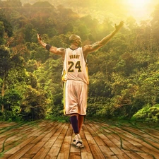 Kobe Bryant, jungle, basketball