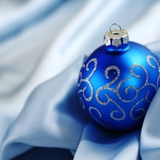 Blue, bauble