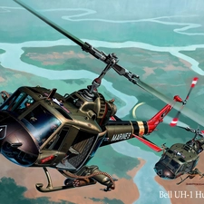 graphics, Bell UH-1 Huey Hog