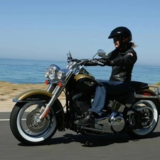 Harley Davidson Softail Fat Boy, biker