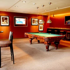 billiards, inside, room