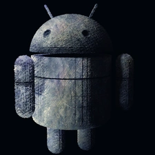 Android, blue