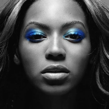 make-up, Beyonce, blue