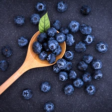 blueberries, Wooden, bucket