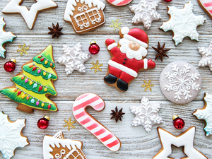 boarding, Christmas, Cookies