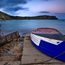 Boat, Harbour, sea