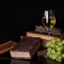 Books, Grapes, Wine