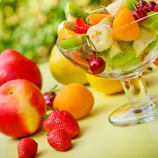 Bowl, fruity, dessert