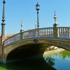 Sevilla, Beatyfull, bridge, Spain