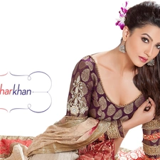 ear-ring, Gauhar Khan, brunette