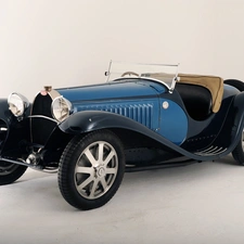 blue, antique, Bugatti 41 Royale, Black
