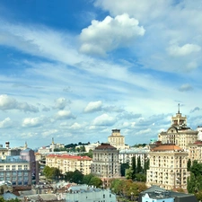 buildings, picture, town