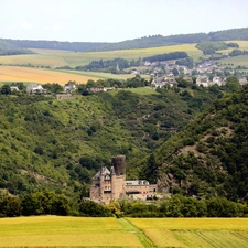 Germany, Castle, Burg Katz