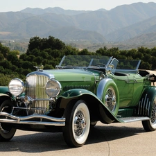 Phaeton by LeBaron, antique, Duesenberg J Dual Cowl