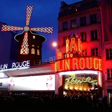 Moulin Rouge, Paris, cabaret