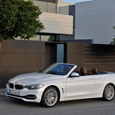 White, BMW 435i, Cabrio