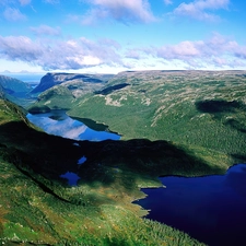 Canada, Mountains, lakes