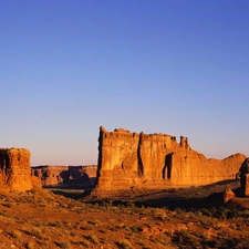 canyon, Sky, rocks