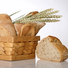 basket, Ears, cereals, bread