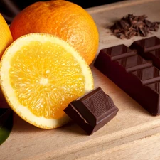 chocolate, robust, orange