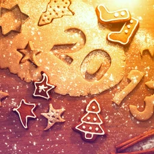 Cookies, Christmas, New Year