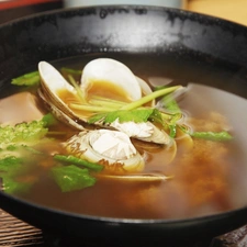 Kitchen, soup, clams, Japanese