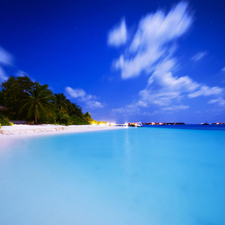 Beaches, clouds