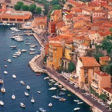 France, Harbor, Coast, Ville