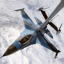F-16, plane, combat