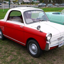 White, Autobianchi Bianchina, commission, Red