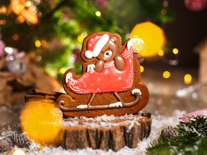 teddy bear, Christmas, cook