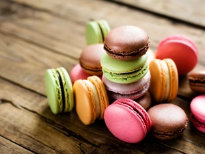 color, Macaroons, boarding, Cookies
