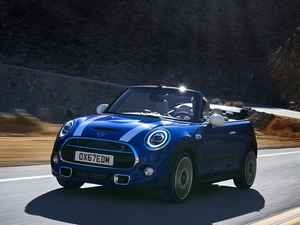 2019, blue, Mini Cooper S Convertible