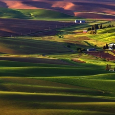 country, Farms, field