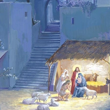 Bethlehem, crib