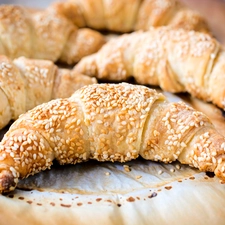 bread, croissants