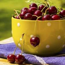 cherries, cup